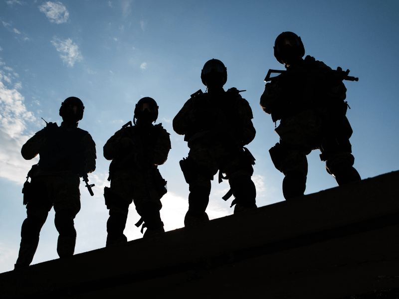 US and allied forces
